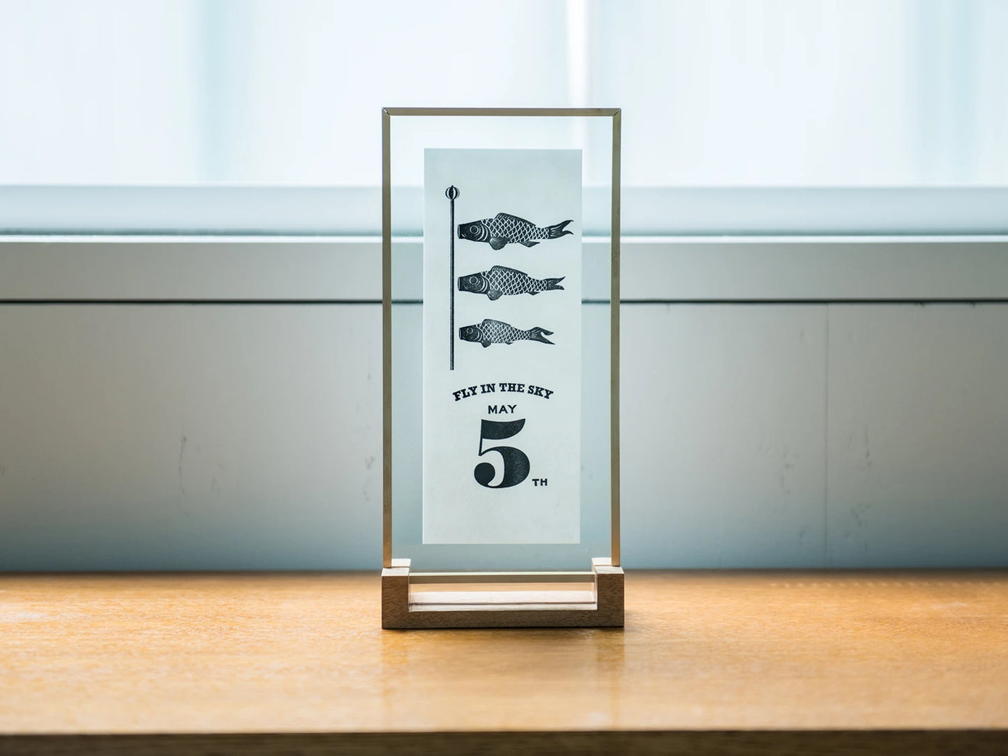 Letterpress Poster & Frame for Holiday Season