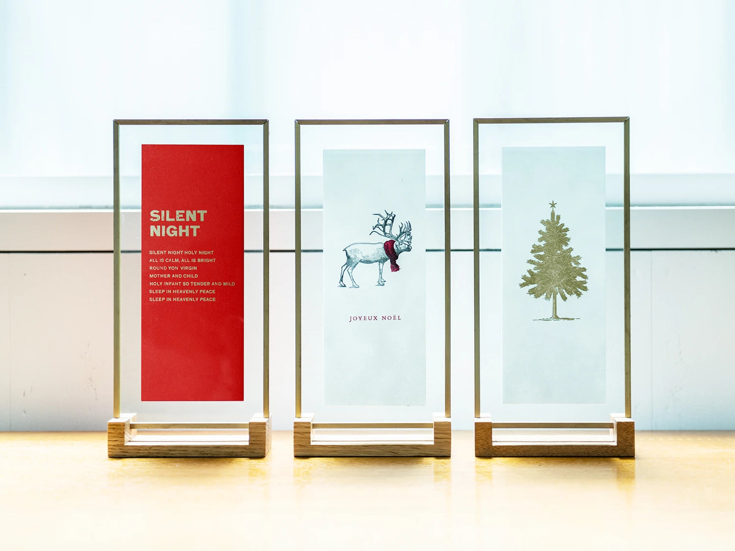 Letterpress Poster & Frame for Holiday Season