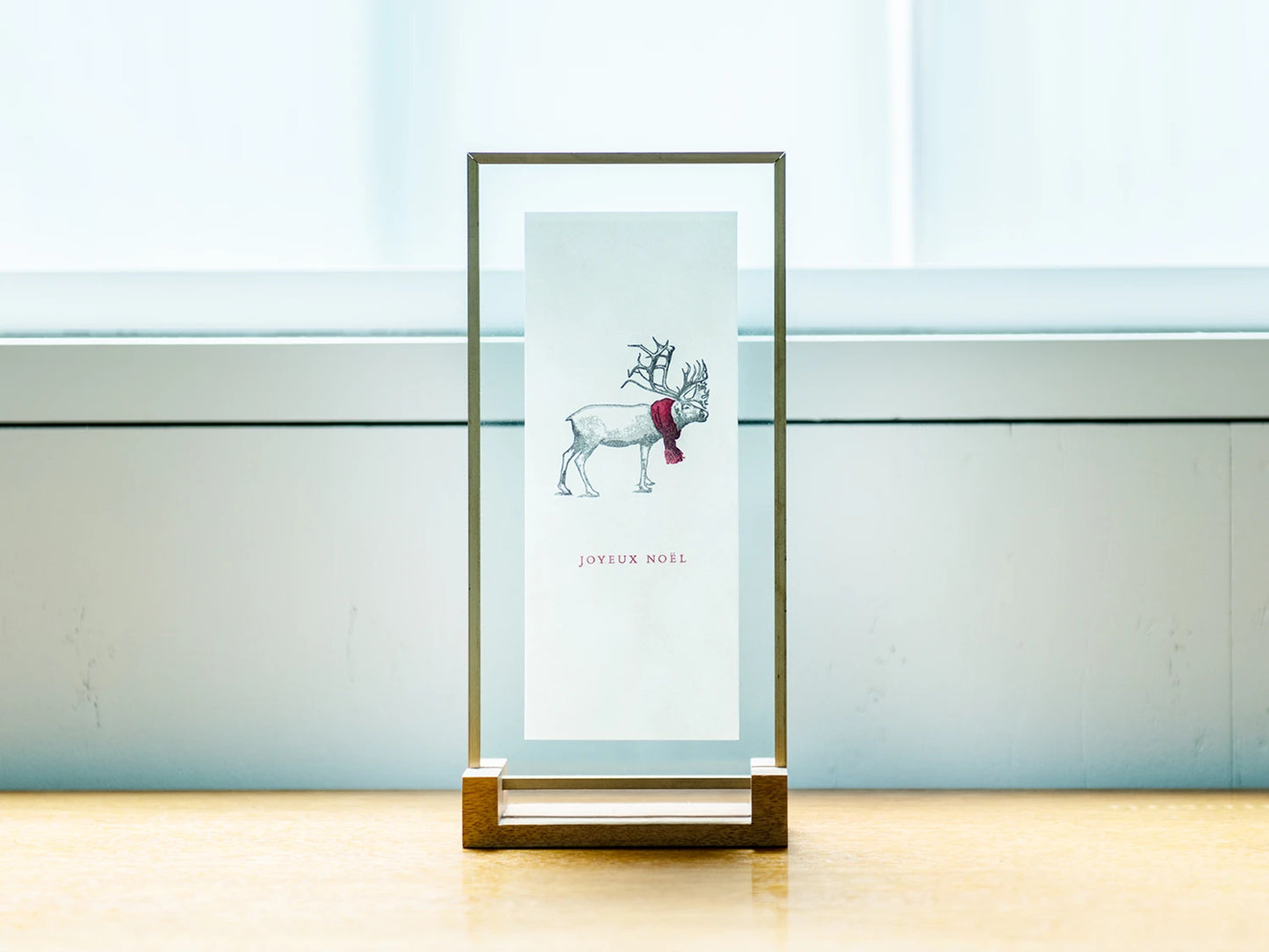 Letterpress Poster & Frame for Holiday Season