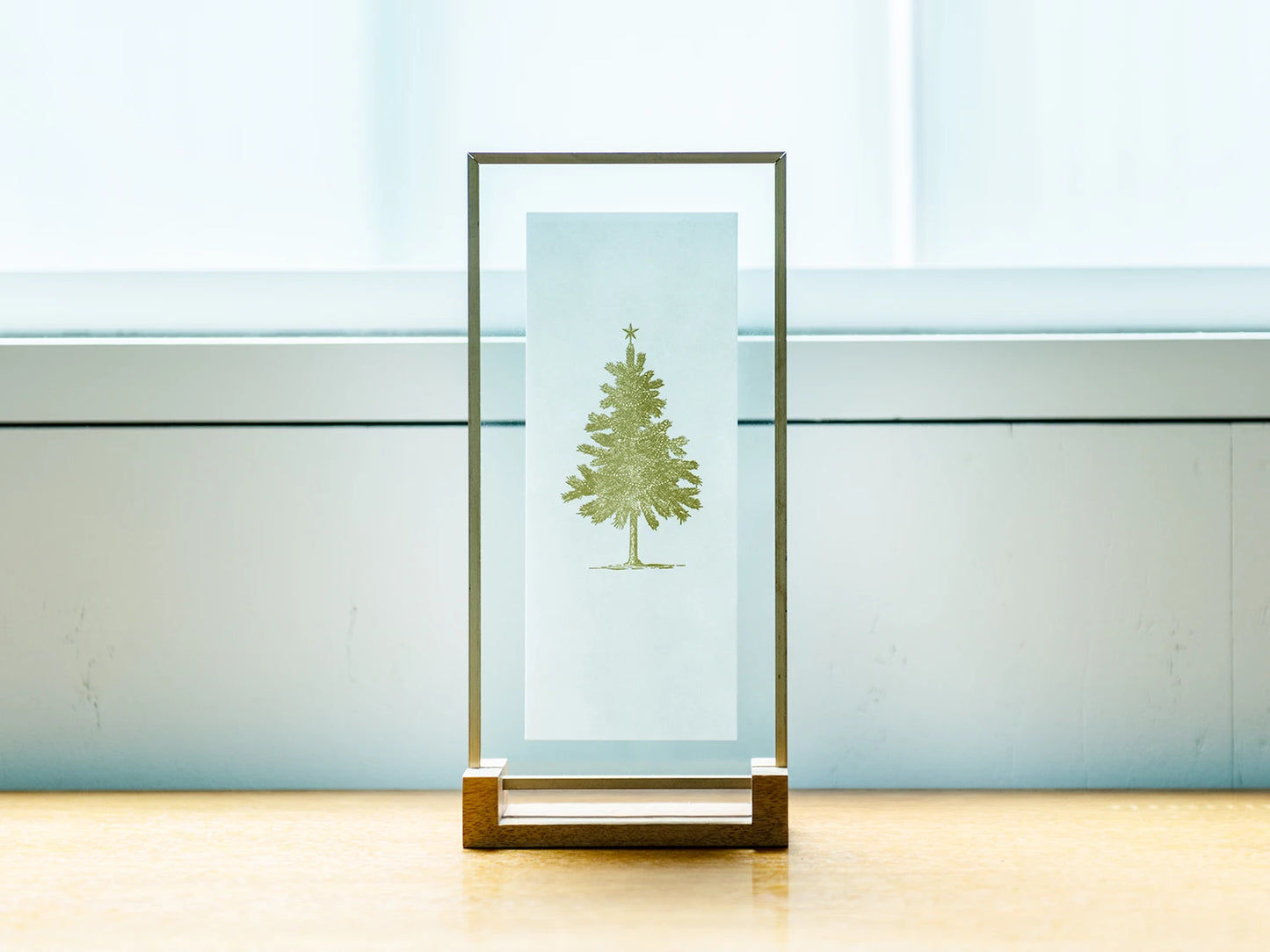 Letterpress Poster & Frame for Holiday Season